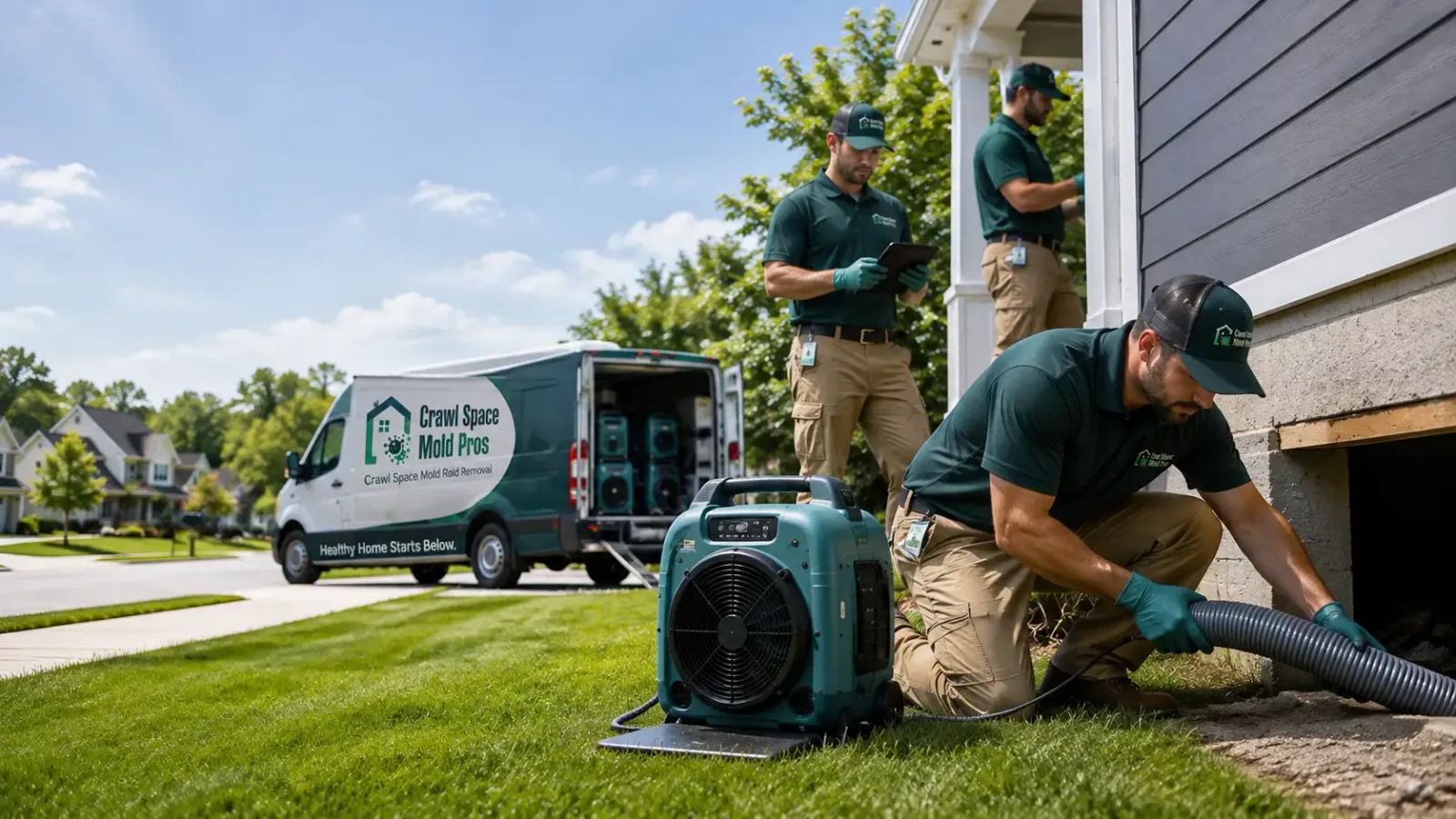Crawl Space Mold Removal in Alexandria, MN